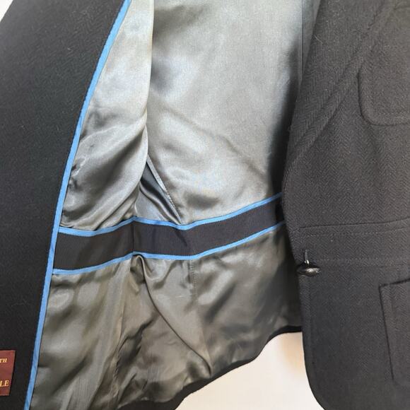 J Crew Women’s Wool Blazer Size 4 Short Navy Cinch‎ Waist - Picture 9 of 13